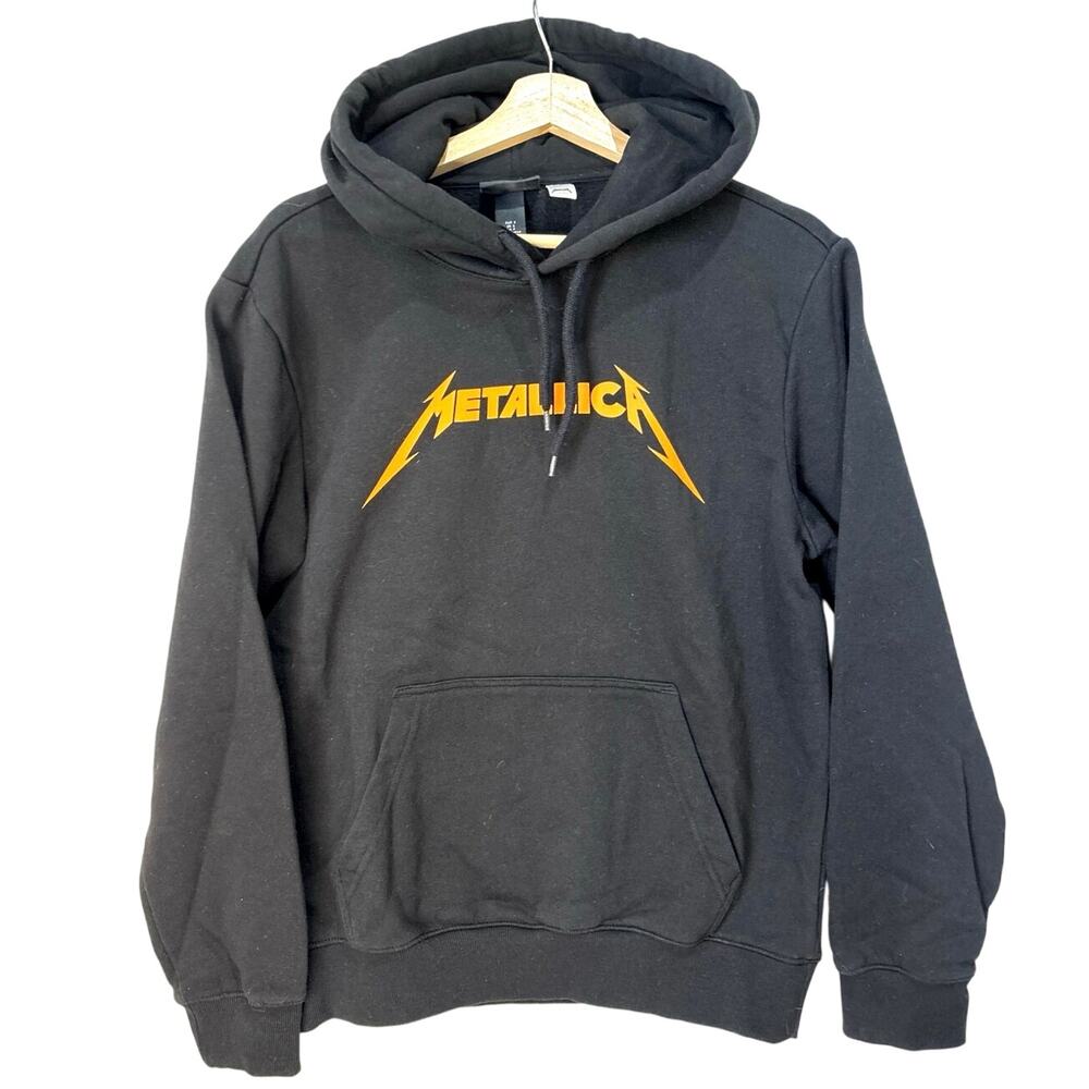 Metallica Black H&M Hoodie Big Graphic On Back Size Small